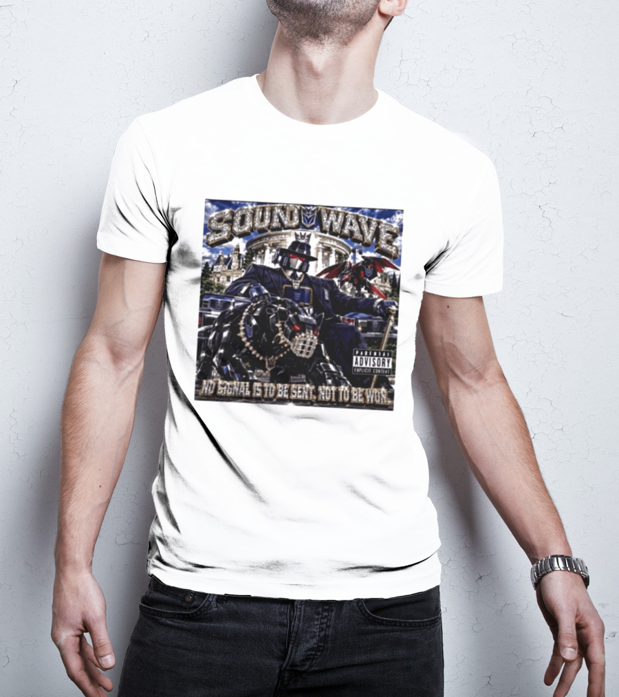 Sound Wave No Signal Is To Be Sent Not To Be Won Transformers T-Shirt