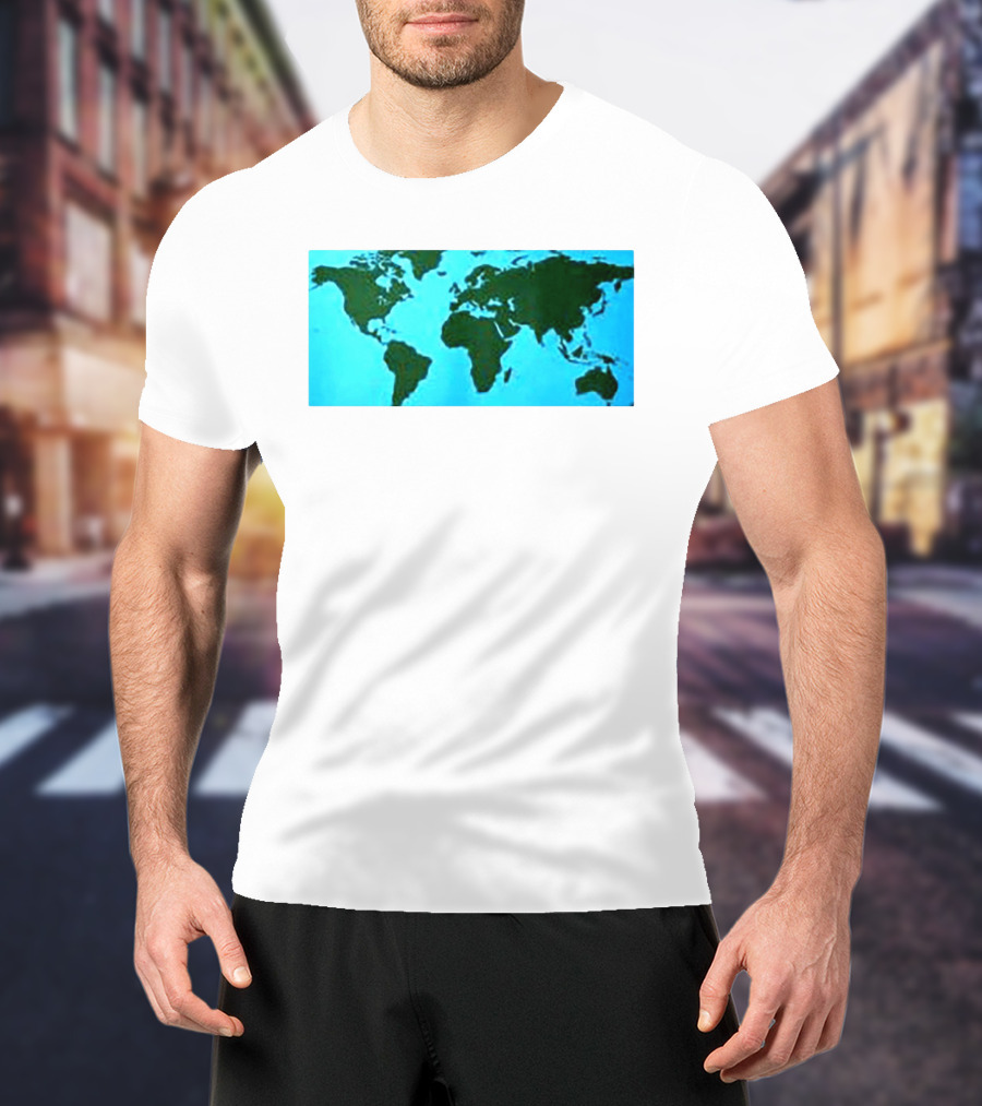 World Map Planet Earth Travel Adventure Journey T-Shirt