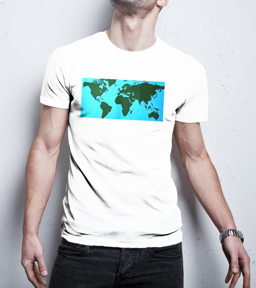 World Map Planet Earth Travel Adventure Journey T-Shirt