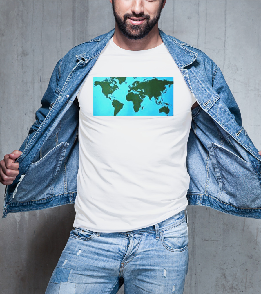 World Map Planet Earth Travel Adventure Journey T-Shirt