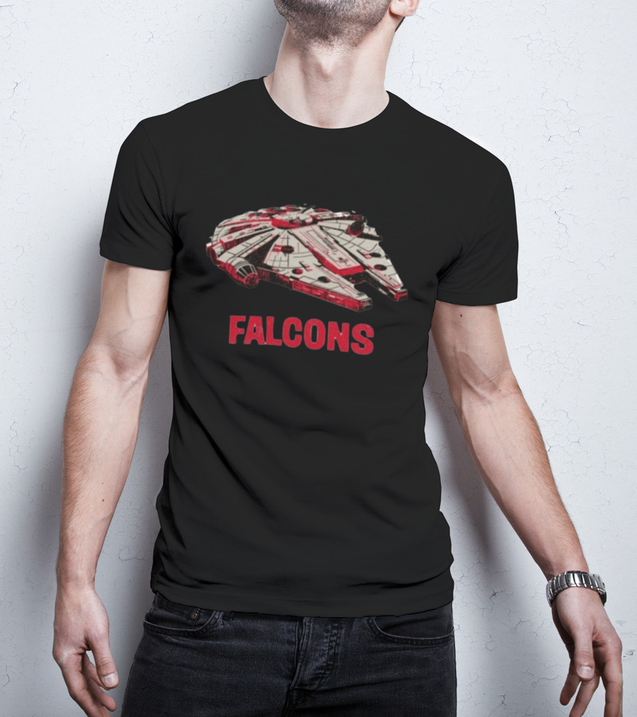 Atlanta Falcons Disney Star Wars Millennium Falcon T-Shirt