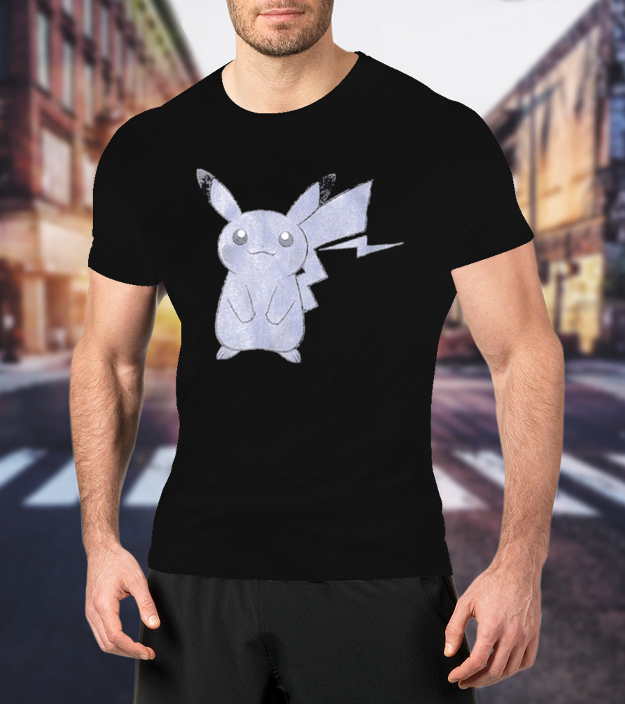 Thunderbolt Project Black Pikachu By Fragment And Pokémon Los Angeles T-Shirt