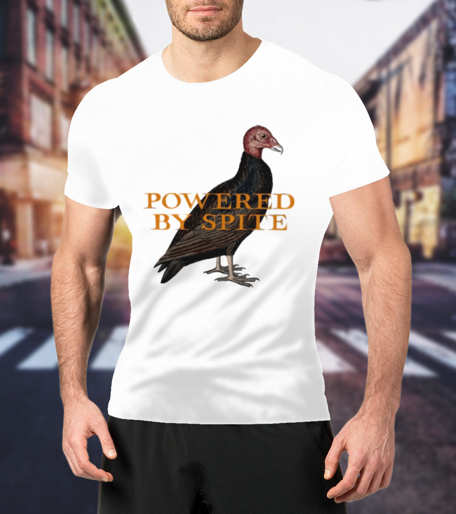 Powered By Spite Turkey Vulture T-Shirt