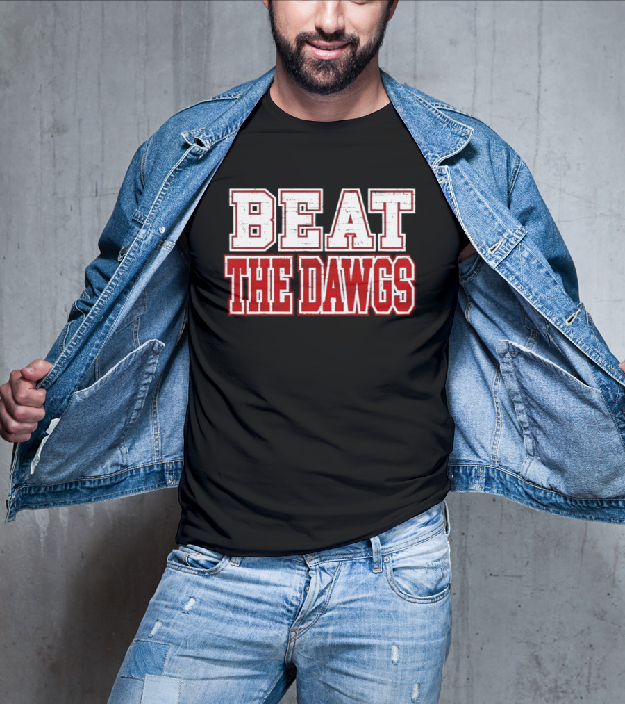 Beat The Dawgs NCAA Football Rivalry Game Day T-Shirt