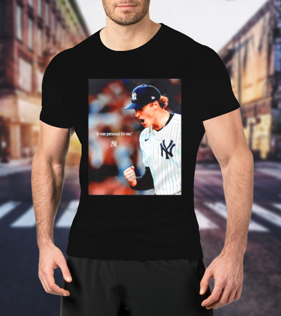 Ben Rice New York Yankees It Was Personal For Me Yankees Baseball T-Shirt