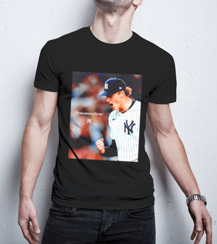 Ben Rice New York Yankees It Was Personal For Me Yankees Baseball T-Shirt
