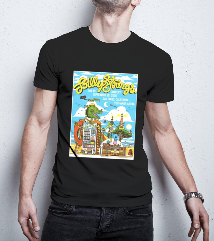 Billy Strings Live In Concert September 28 2026 San Diego Pechanga Arena T-Shirt