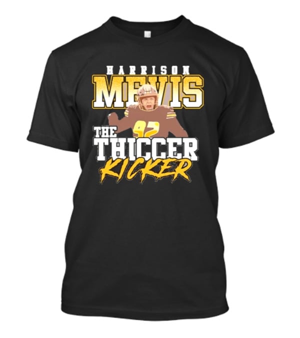 Harrison Mevis The Thicker Kicker 92 Football Celebration T-Shirt