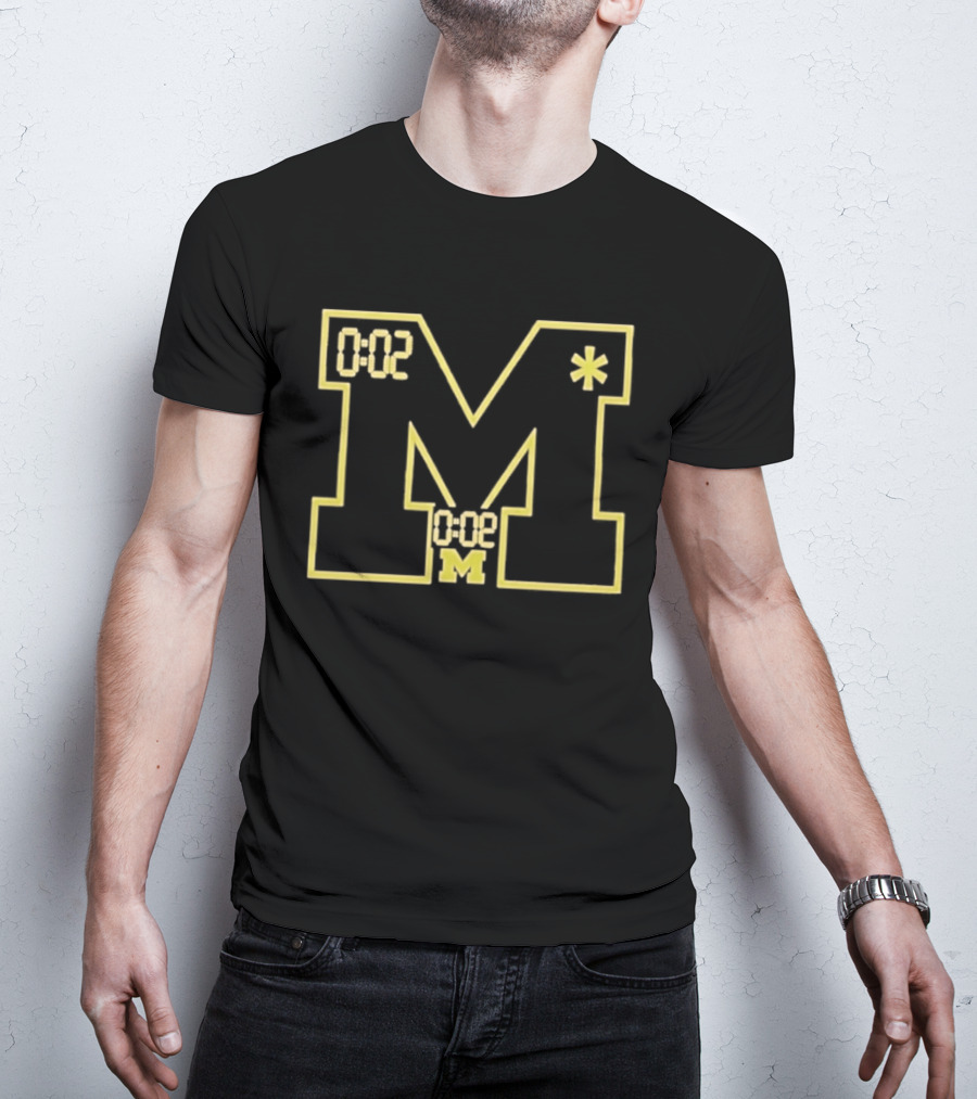 Michigan Wolverines Big Ten Football 002 Asterisk NCAA 2026 T-Shirt