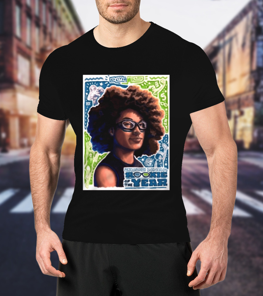 Olivia Miles 2026 WNBA Rookie Of The Year And Kia ROY Honors T-Shirt