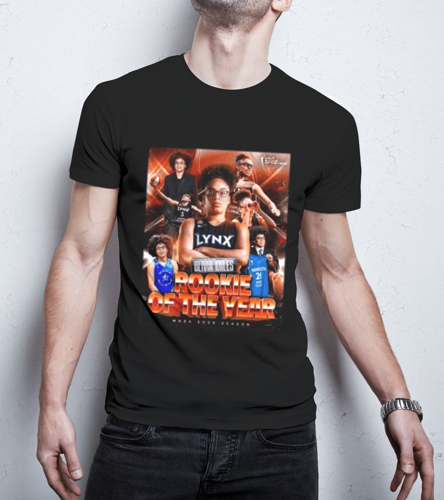 Olivia Miles Rookie Of The Year Lynx WNBA 2026 Season T-Shirt