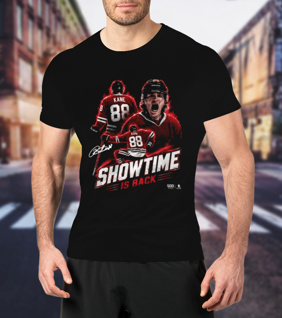 Patrick Kane 88 Showtime Is Back Chicago Trio T-Shirt