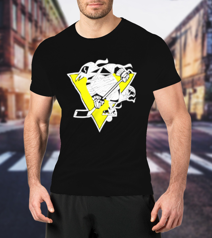 Pittsburgh Penguins Mummy NHL Hockey Team Fan T-Shirt