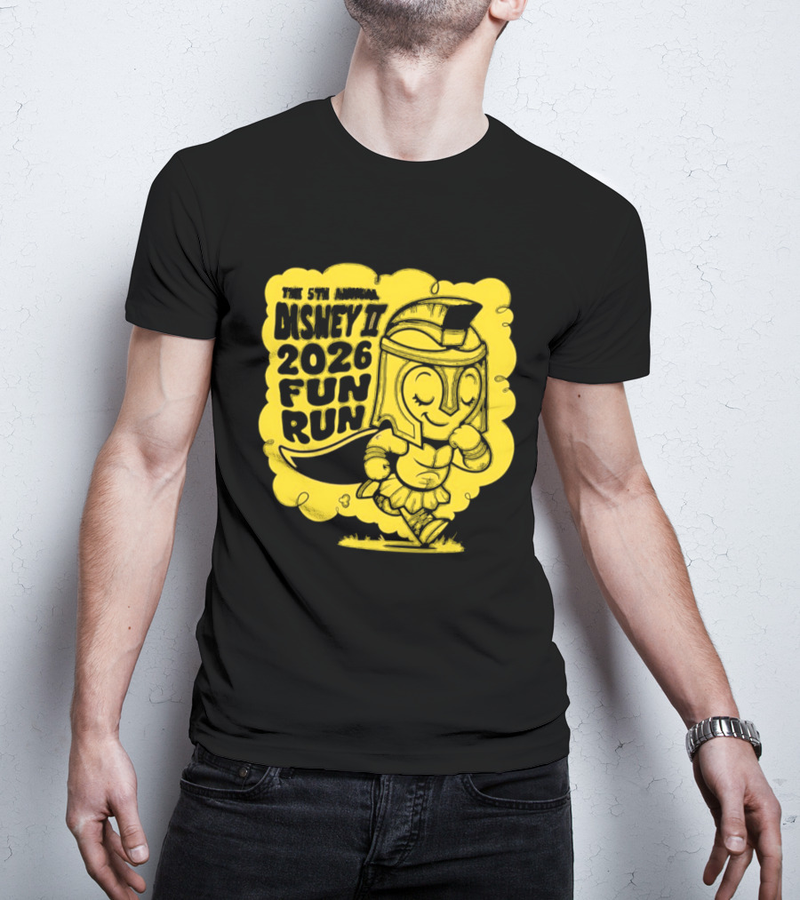 The 5th Annual Disney II 2026 Fun Run Harebrained Character Celebration T-Shirt