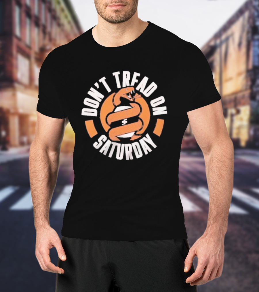 Virginia Tech Hokies Football Don't Tread On Saturday Gametime Spirit T-Shirt