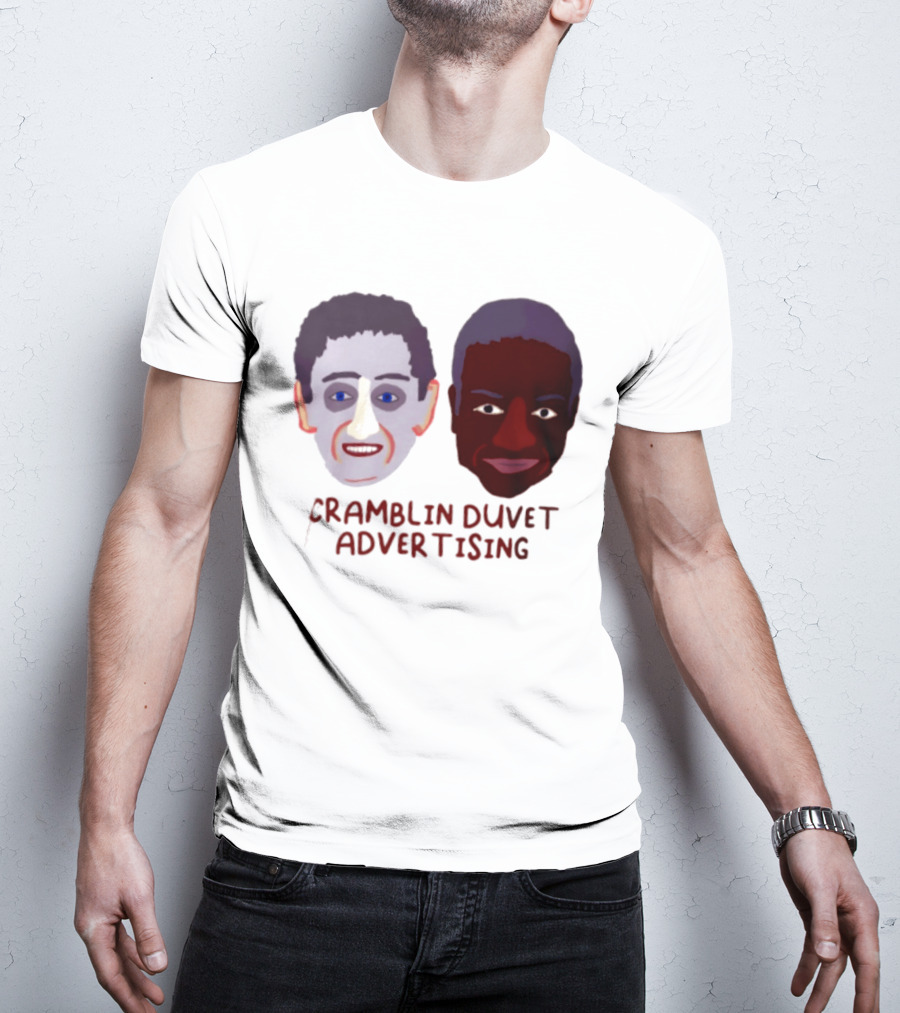 Cramblin Duvet Advertising Comedy TV Show Faces T-Shirt