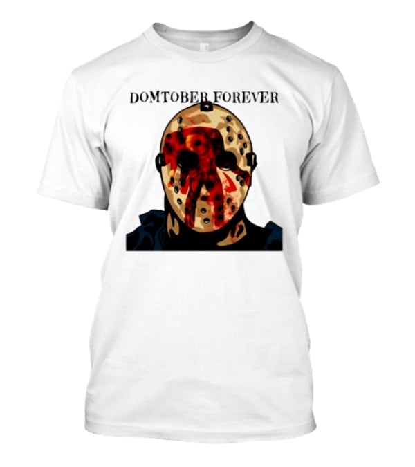 Domtober Forever Jason Voorhees Halloween Mask T-Shirt