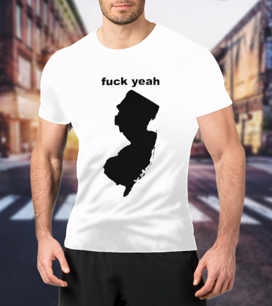 Fuck Yeah New Jersey Map T-Shirt