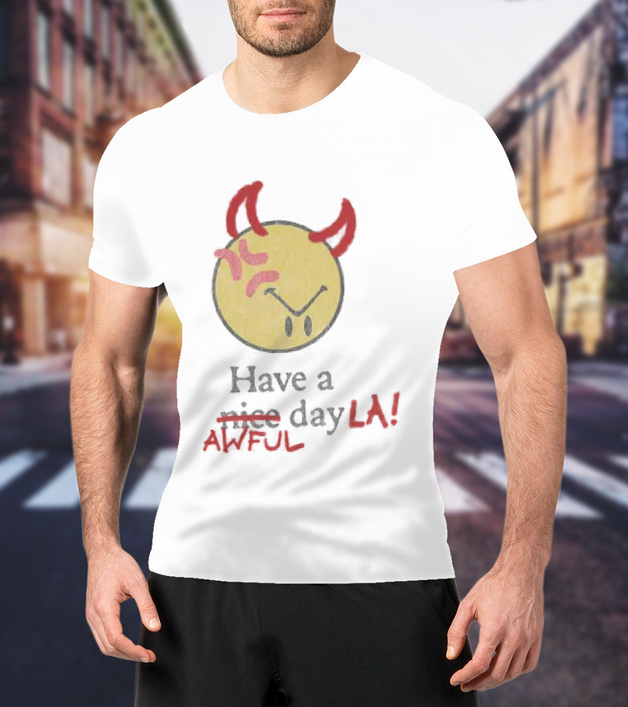 Isaiah Rashad Awful Day LA Anniversary Show 2026 Souvenir T-Shirt