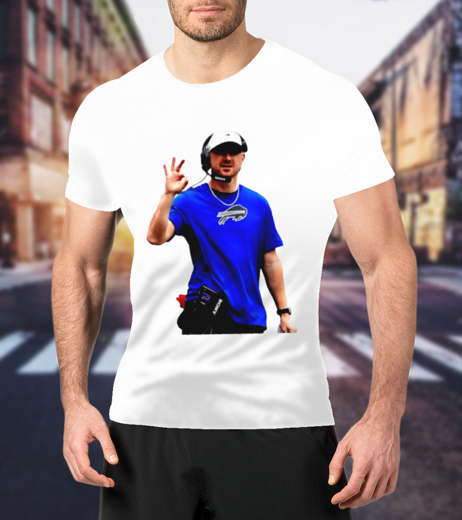 Joe Brady Buffalo Bills Coaching Moments Buffalo T-Shirt