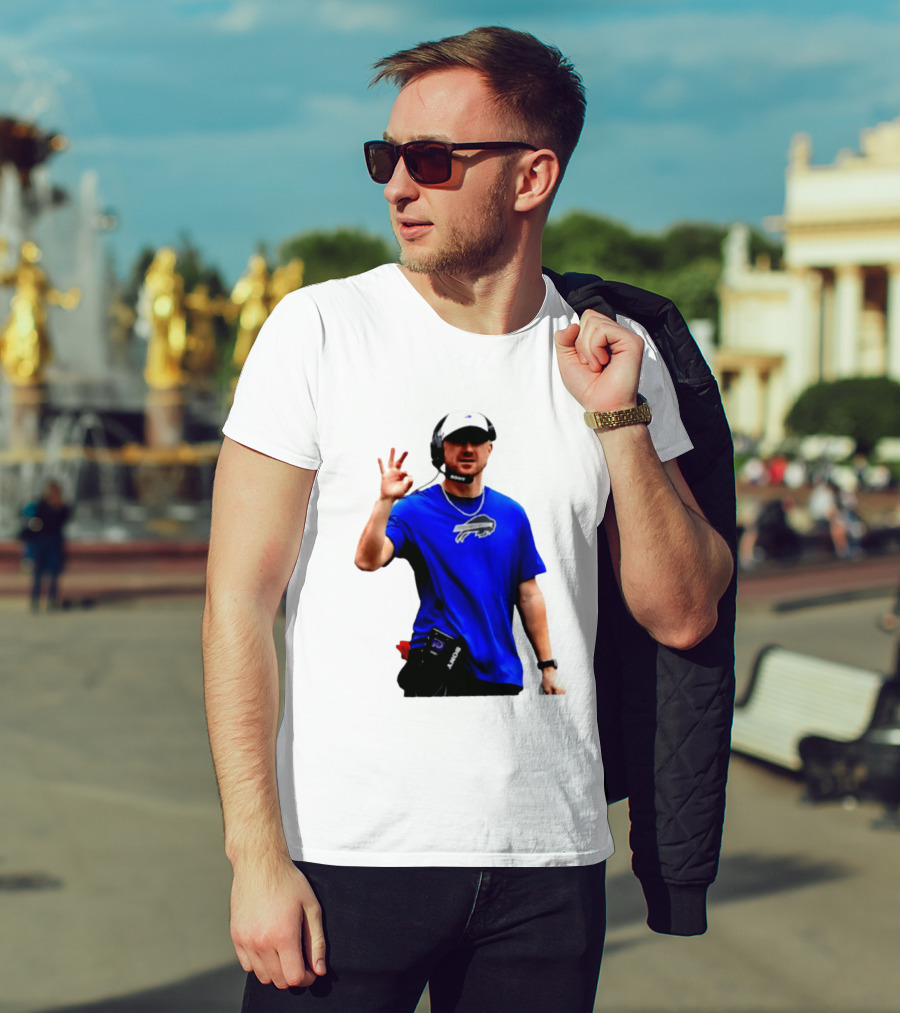 Joe Brady Buffalo Bills Coaching Moments Buffalo T-Shirt