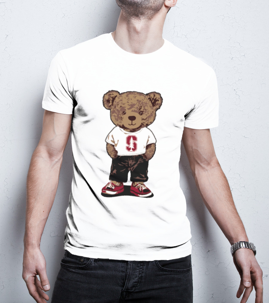Stanford Cardinal 2026 Teddy Bear NCAA Fan Gear T-Shirt