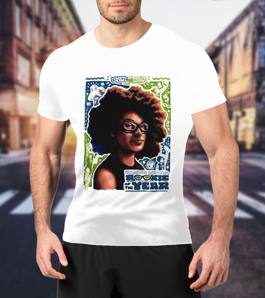 Olivia Miles Minnesota Lynx 2026 WNBA Rookie Of The Year Basketball Champion T-Shirt