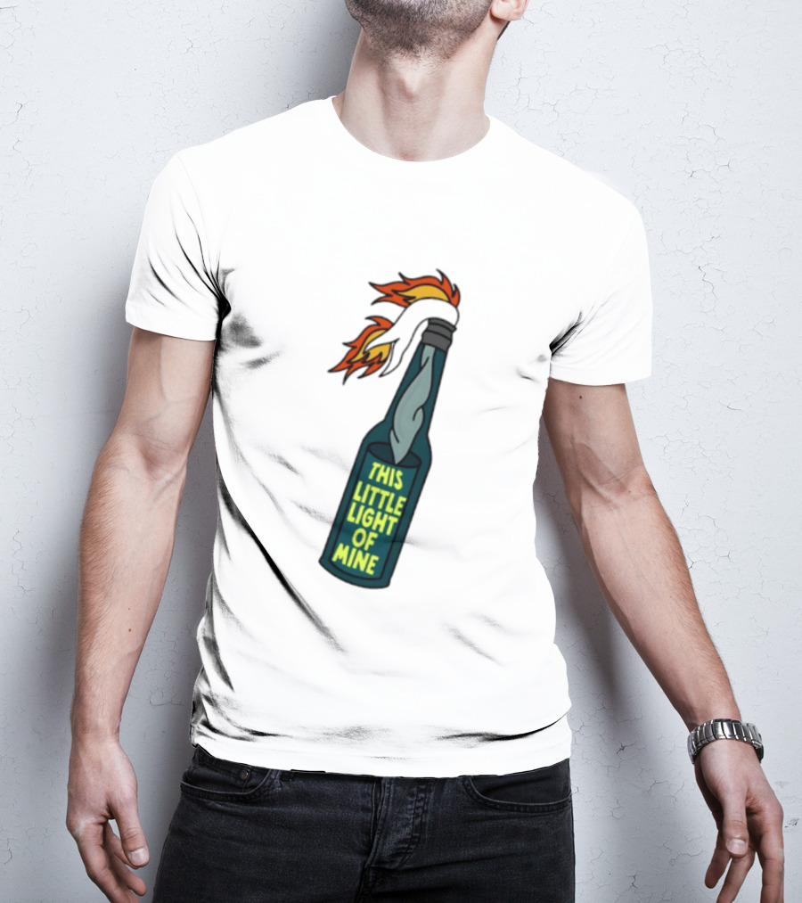 This Little Light Of Mine Molotov Cocktail Flame Bottle T-Shirt