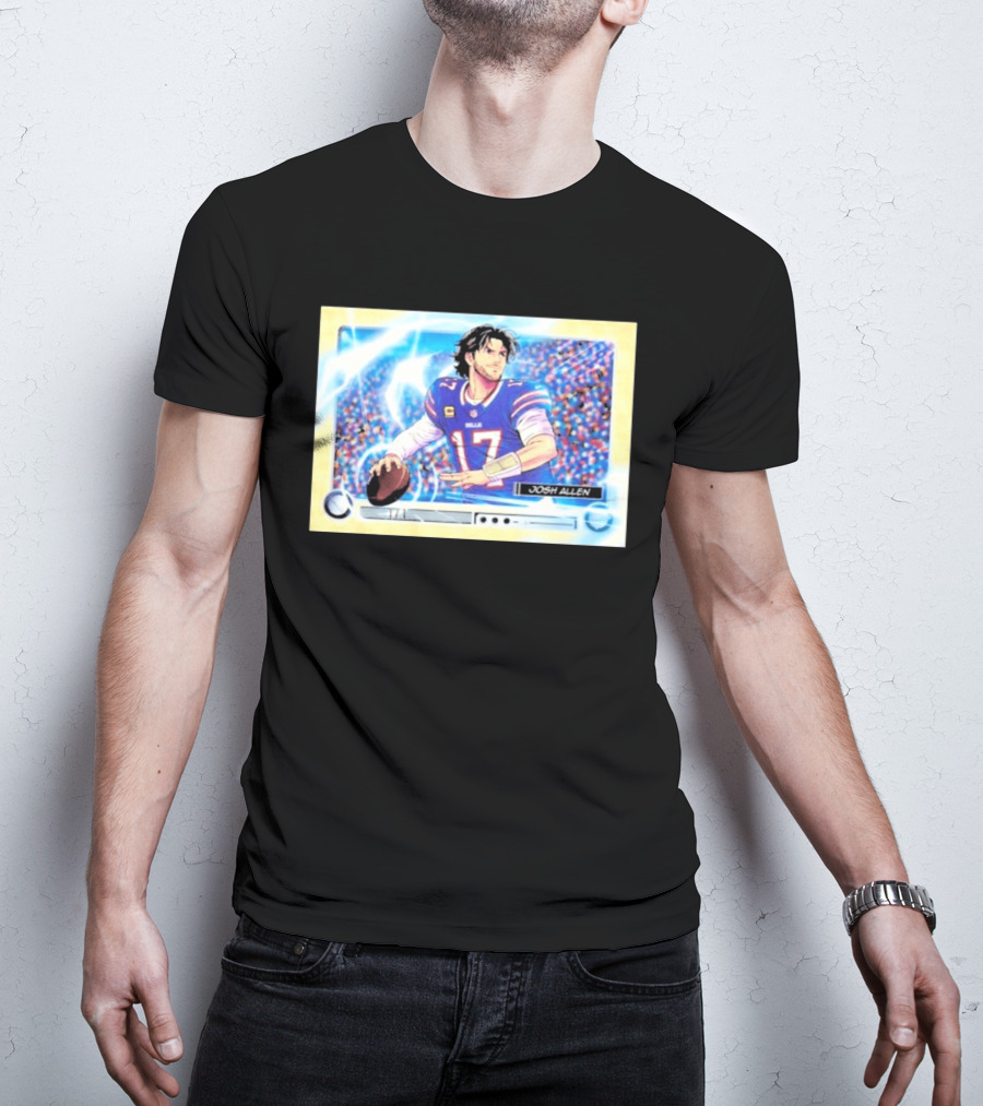 Josh Allen 1 Of 1 Anime Superfractor 2026 Bowman Football Card T-Shirt