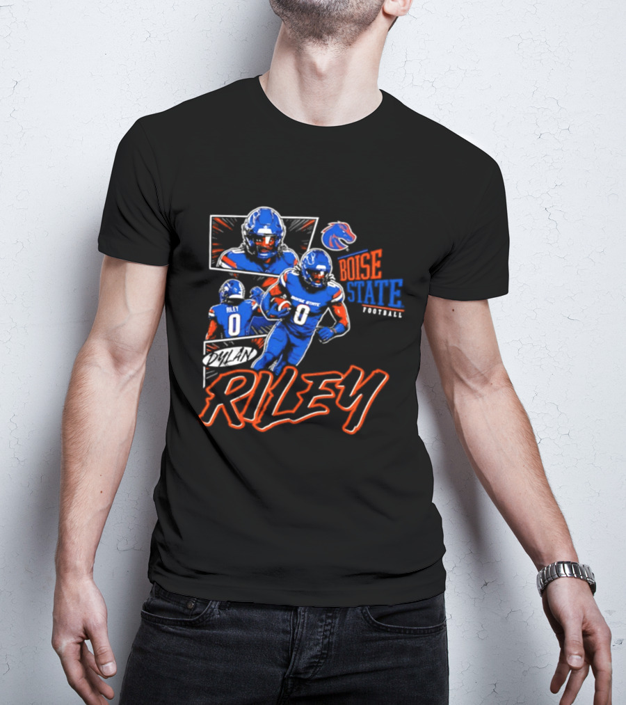 Boise State Broncos Football Riley Comic Book T-Shirt