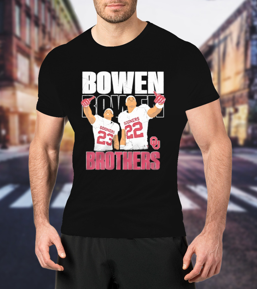 Bowen Brothers Sooners NCAA Football OU T-Shirt