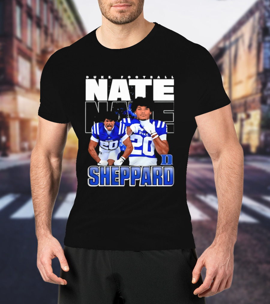 Super Football Nate Sheppard Duke Blue Devils 90s T-Shirt