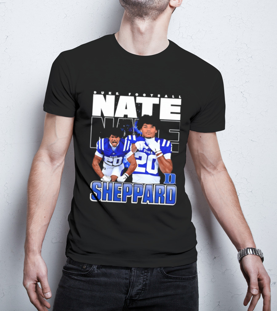 Super Football Nate Sheppard Duke Blue Devils 90s T-Shirt