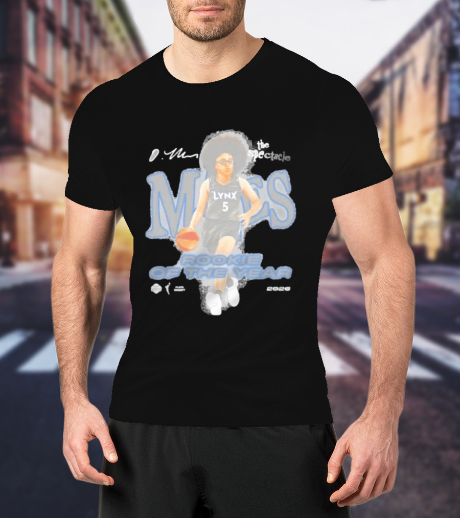 Olivia Miles Minnesota Lynx Playa Society Rookie Of The Year 2026 T-Shirt