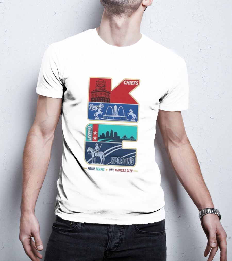 Chiefs Royals Current Sporting Kansas City Western Auto T-Shirt