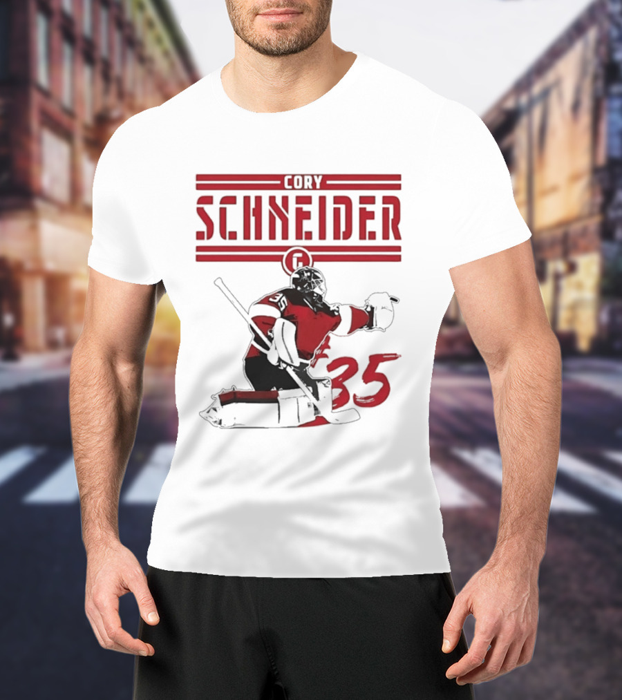 Cory Schneider New Jersey Devils Hockey Player 35 T-Shirt