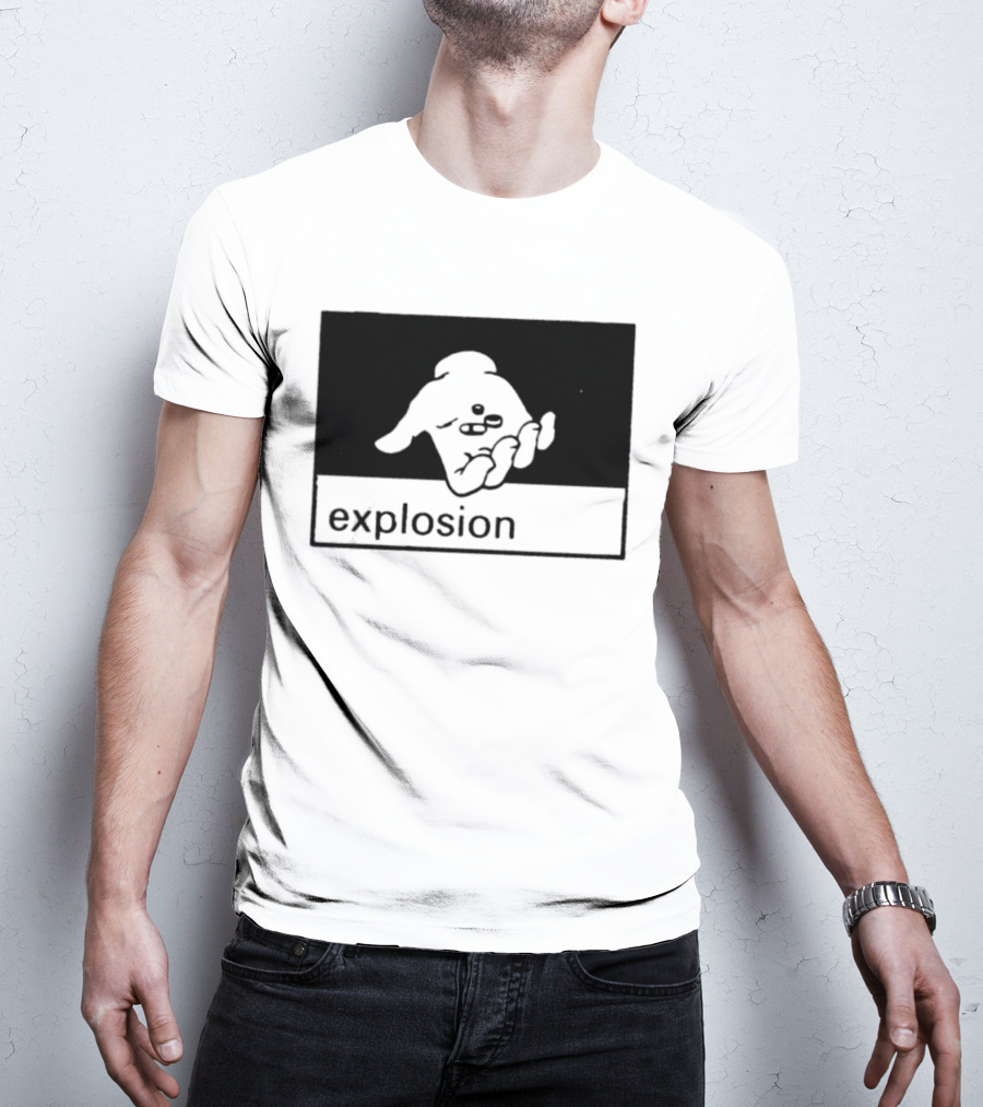 Explosion Hand Holding Pills Medication T-Shirt