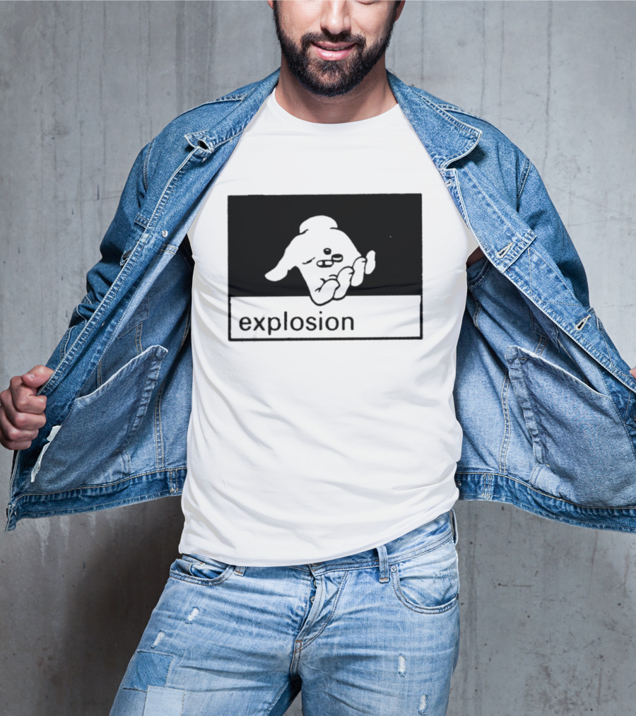 Explosion Hand Holding Pills Medication T-Shirt