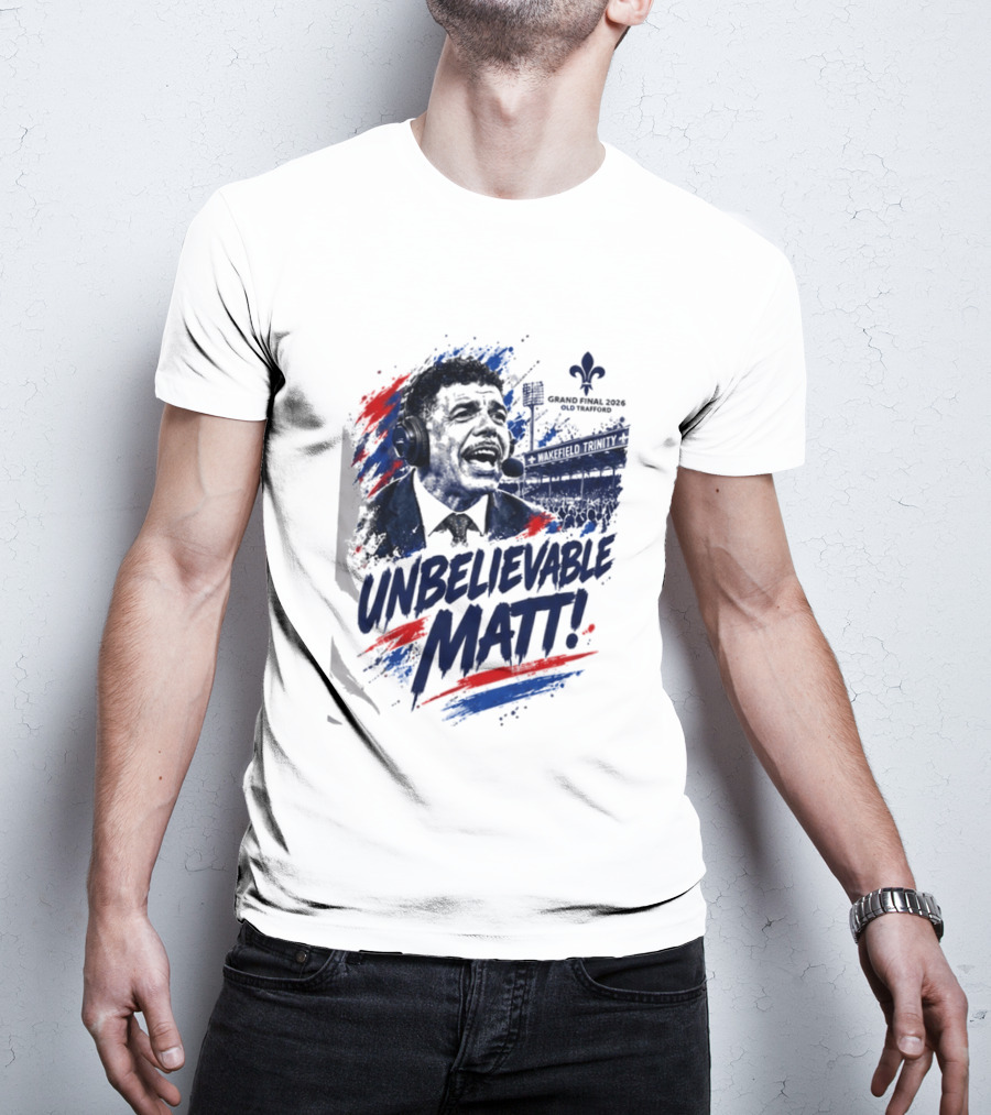 Grand Final 2026 Unbelievable Matt Fleur De Lis Stadium Announcer T-Shirt