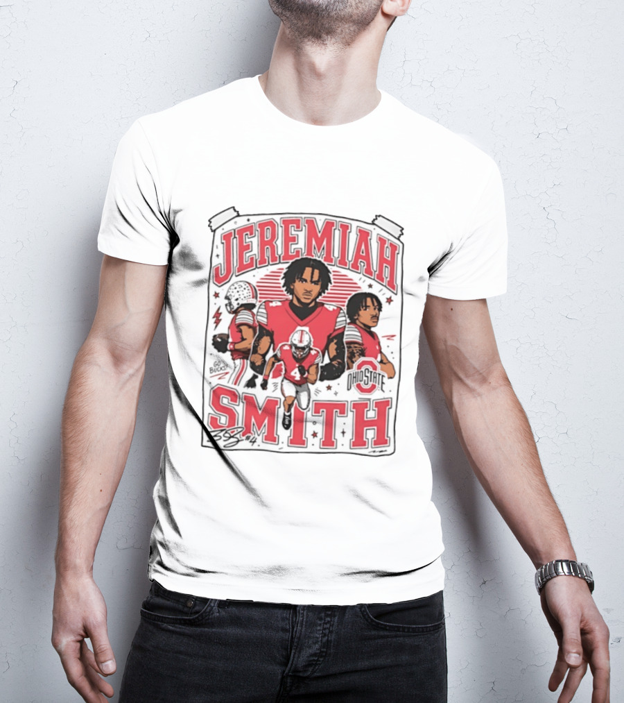 Jeremiah Smith Ohio State Buckeyes NCAA Football Vintage 90s T-Shirt