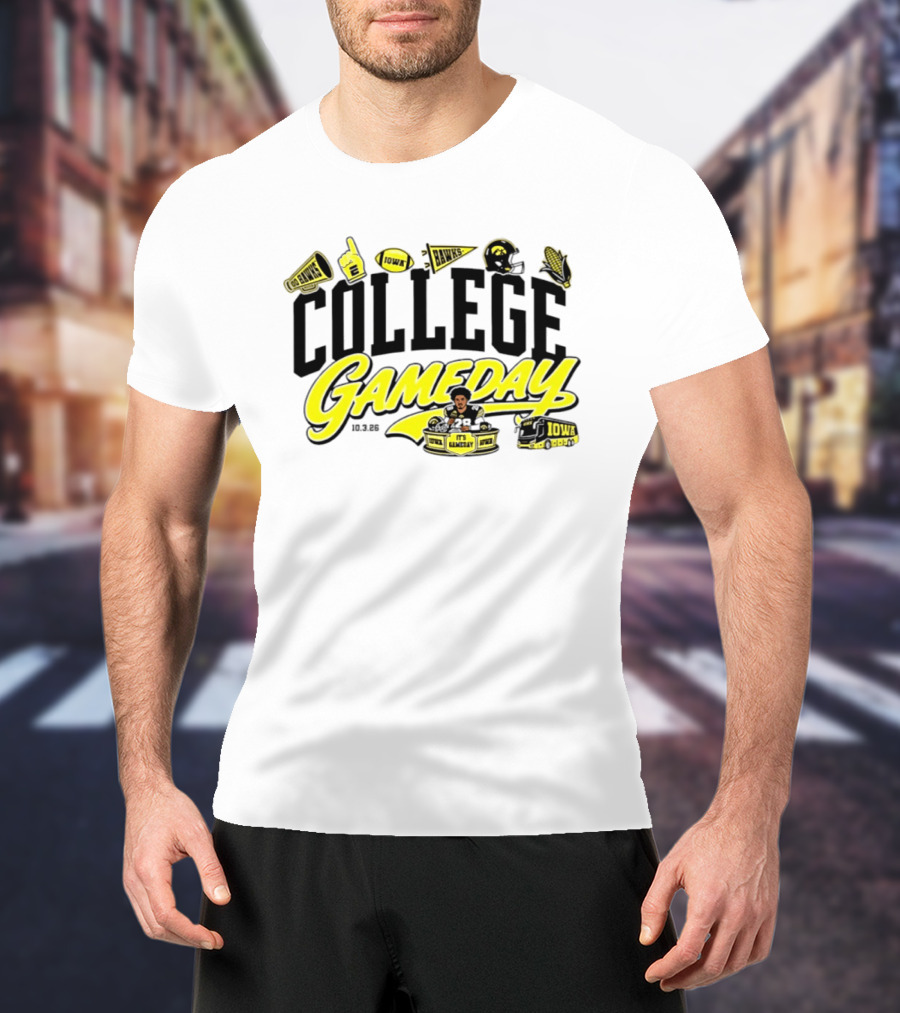 Kamari Moulton College Gameday Iowa Hawkeyes 2026 ESPN T-Shirt