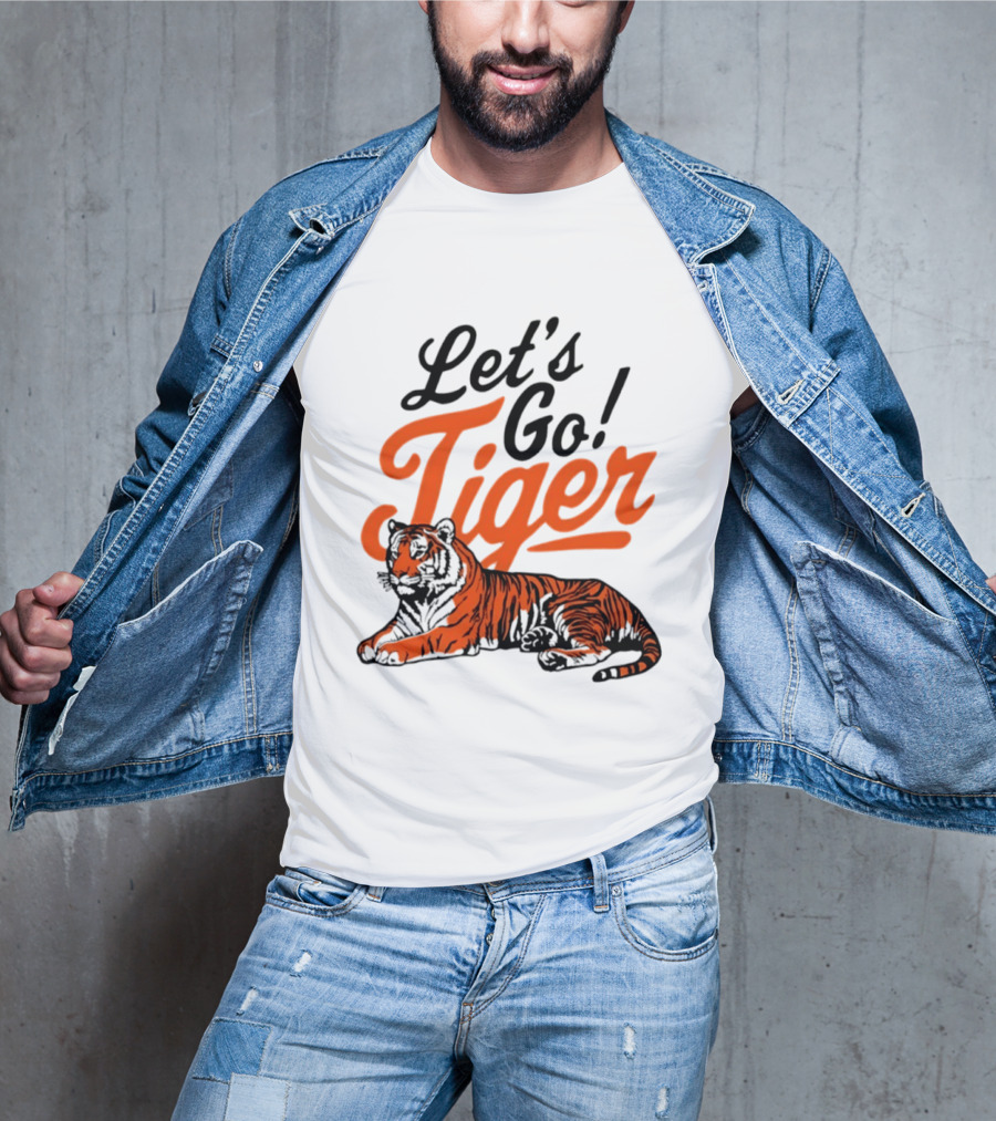 Let's Go Tiger Cincinnati Bengals Football Fan Gear T-Shirt