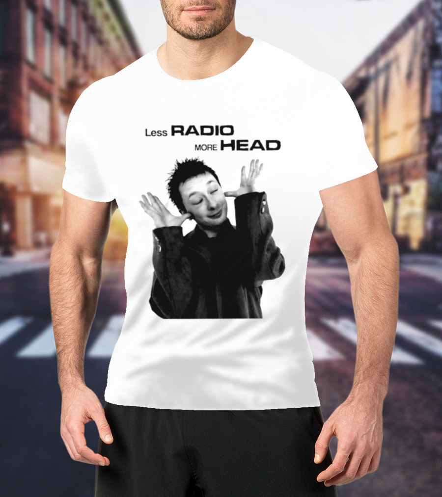 Thom Yorke Less Radio More Head Radiohead T-Shirt