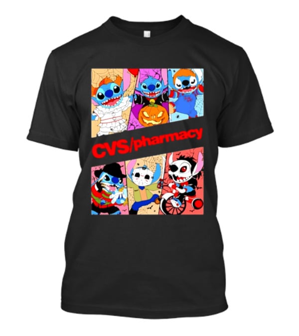 Stitch Horror Halloween CVS Pharmacy 2026 Movie T-Shirt