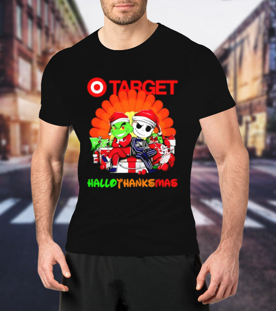 Target Grinch Jack Skellington Hallothanksmas 2026 T-Shirt
