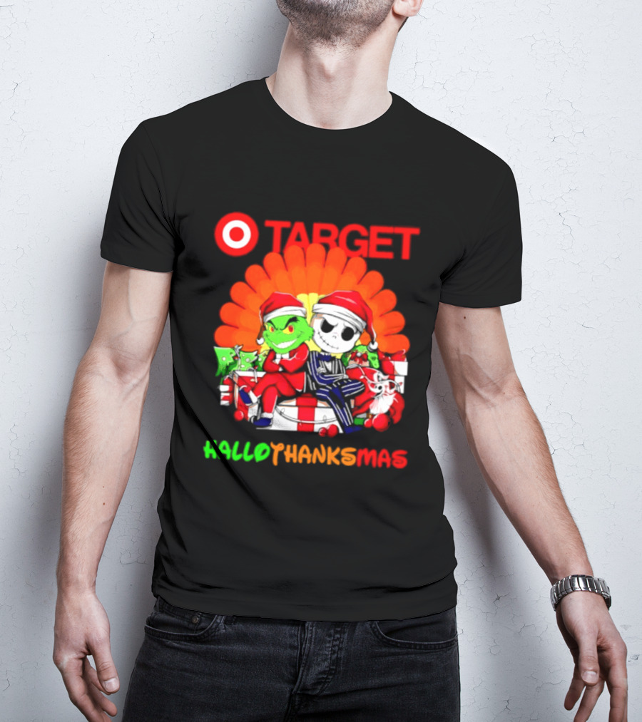 Target Grinch Jack Skellington Hallothanksmas 2026 T-Shirt