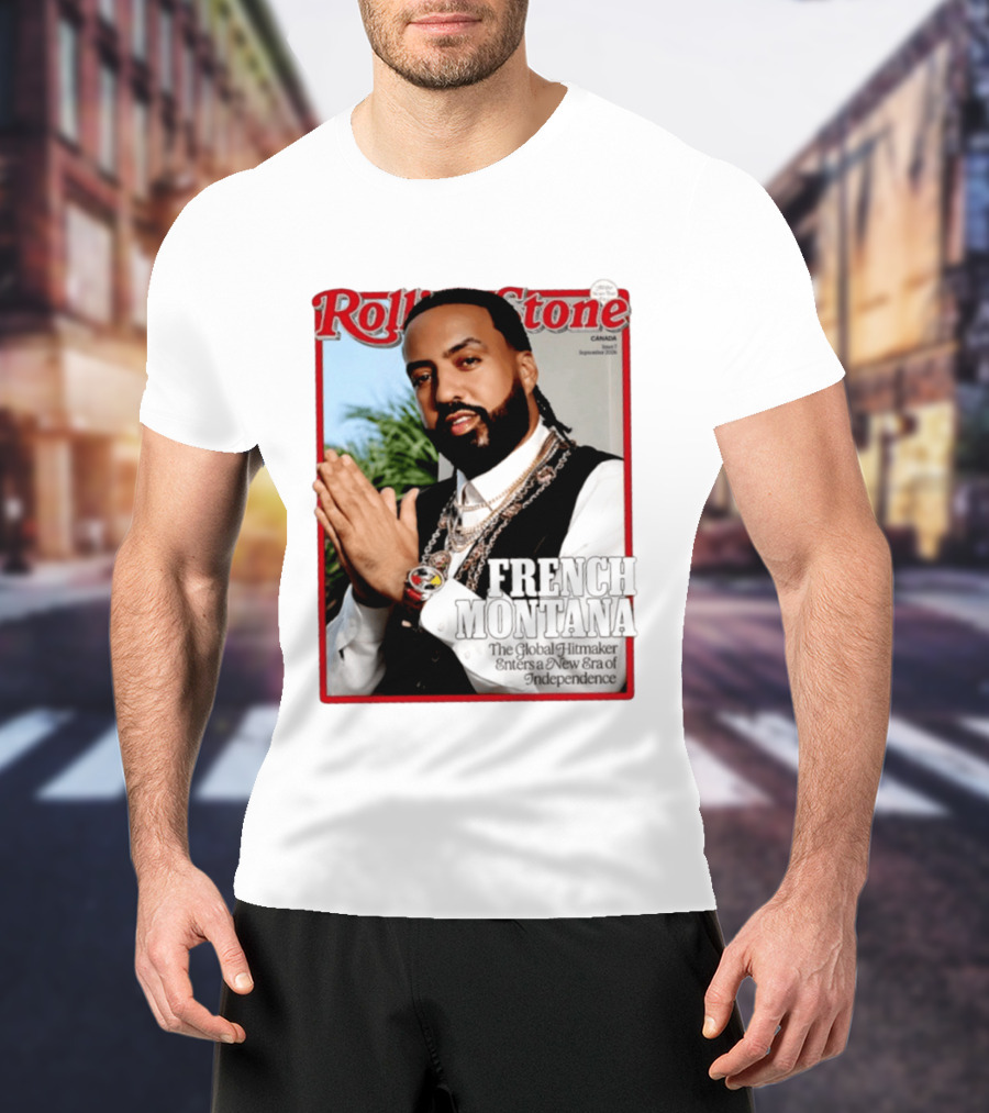 Rolling Stone Canada September 2026 French Montana Global Hitmaker New Era Of Independence T-Shirt
