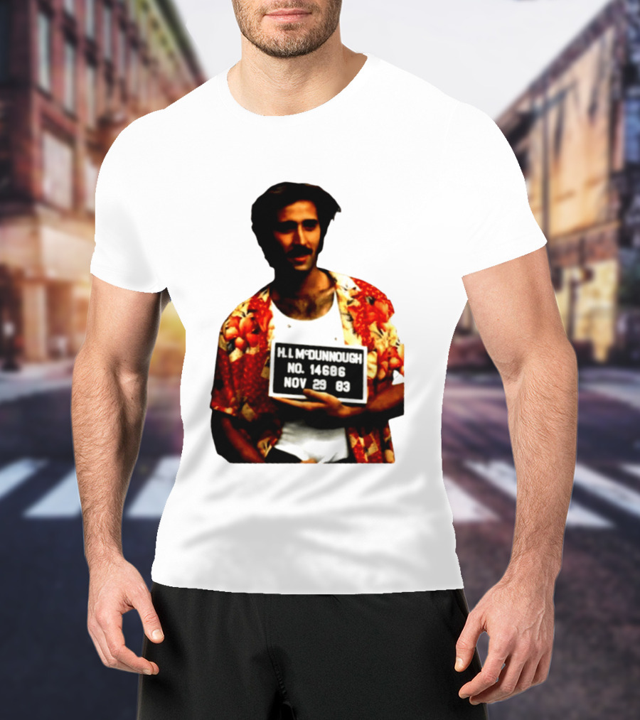 Nicolas Cage HI McDunnough Shot No. 14686 Raising Arizona November 29 83 T-Shirt