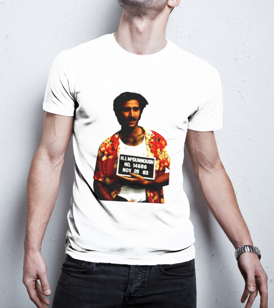 Nicolas Cage HI McDunnough Shot No. 14686 Raising Arizona November 29 83 T-Shirt