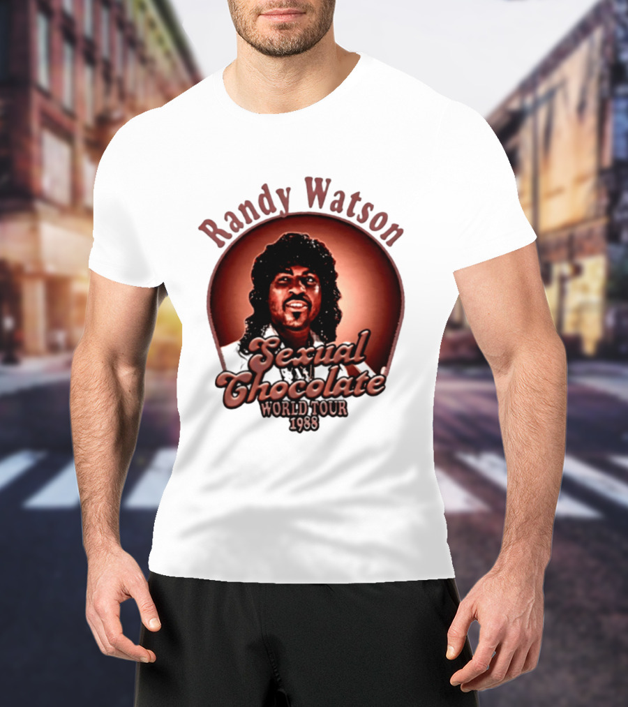 Randy Watson Sexual Chocolate World Tour 1988 Retro Concert T-Shirt